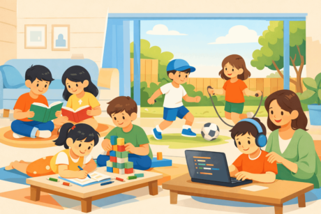 kegiatan anak sekolah